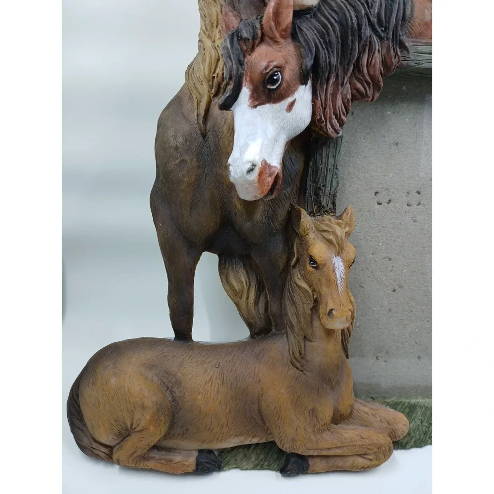3D Picture Frame Western Horses Rustic Equestrian Fits 4